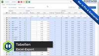 Excel-Export aus Tabellen